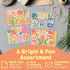 Set 36 3.5x5 4 Sweetzer & Orange Desert Gardens Blank Notecards of Note Cards with Envelopes & Storage Box Floral