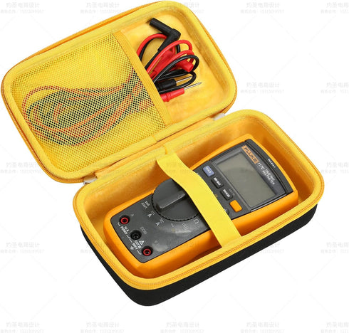 Hard Carrying Storage Case for Fluke Digital Multimeter - Organizer Holder Bag for 117/115/116/114/113/177/178/179/233