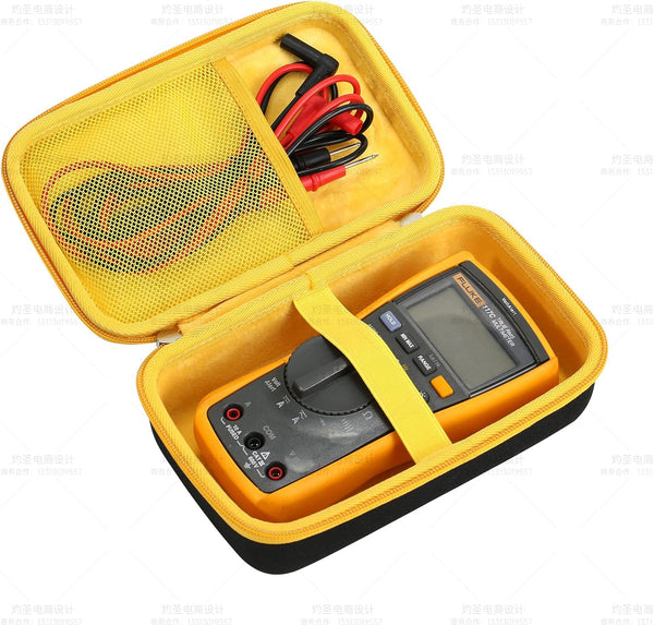 Hard Carrying Storage Case for Fluke Digital Multimeter - Organizer Holder Bag for 117/115/116/114/113/177/178/179/233