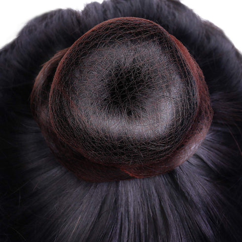 Shappy 200 Pcs Brown Hair Nets for Women, 20 Inch Bun Invisible Edge Mesh Wig Nets for Food Service