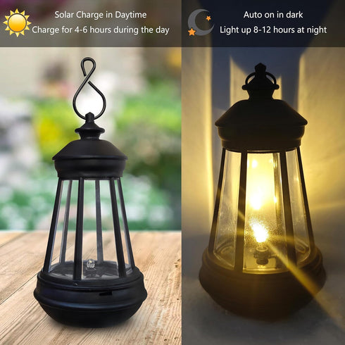 VIOYOUNS 2Pack Replacement(5.5x3) Mini Solar Lantern Lights Replacement - Garden Decor Outdoor Lighting Decorative