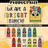 Set 47Pcs JarThenaAMCS Back to School Crayon Bulletin Board Colorful Crayon Shape Paper Cutouts with Glue Points We are
