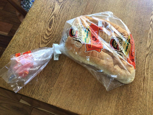 Rocky Mountain Goods 6 Pack Frozen Bread and Bagel Clips Food Bag Clips for Bread, Chips, Snacks, Foods & More Reusable