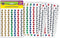 Teacher Created Resources Assorted Foil Stars Stickers Valu-Pak, Red, Blue, Gold, Green, Silver (6644)