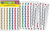 Teacher Created Resources Assorted Foil Stars Stickers Valu-Pak, Red, Blue, Gold, Green, Silver (6644)