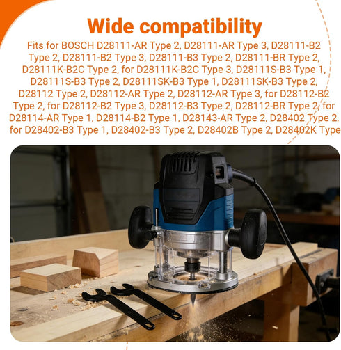KLNBRWR RA1152 Offset 24mm 1617EVS, 16171619EVS, 1613, MRF23EVS Wrenches for Router Bit Turning Includes Clamp Wrench
