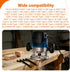 KLNBRWR RA1152 Offset 24mm 1617EVS, 16171619EVS, 1613, MRF23EVS Wrenches for Router Bit Turning Includes Clamp Wrench