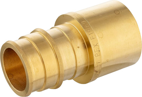 (Pack of 5) EFIELD Pex A Full Flow Expansion Brass Fitting 3/4"x 3/4" Female Sweat Adapter for Copper Pipe