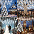 12 inch 8 192LED Aukora Christmas Lights Outdoor Meteor Shower Falling Rain Lights Tubes Snowfall Cascading Icicle