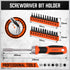 HORUSDY 25-Piece Security Torx Screwdriver Bit Set, T5-T40 Torx Bit with 1/4 inch Ratcheting Magnetic Driver