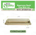 (100) EcoQuality Small Compostable Sushi Trays with Lids - Natural Sugarcane Bagasse Take Out Sushi Container