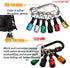 12PCS Bit Holders 1/4 Socket, Hex Shank Screwdriver Bit Holder for Impact Driver with Quick Release