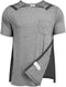 Deyeek Men's Post Shoulder Surgery Shirts Recovery Tear Away Short Sleeve Full