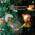 oopswow 2Pack 30LED 8 Solar String Lights Outdoor, Honey Bees Fairy Lights, Modes Cute Bee Lights Waterproof for Garden