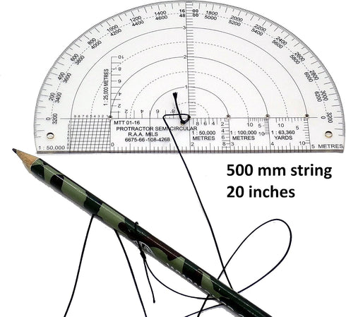 Official Australian Army Military Protractors for Accurate Mapping