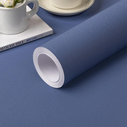 practicalWs Blue Peel and Stick Wallpaper 15.7" x 590.5" Blue Contact Paper