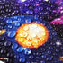 Galaxy Scalloped Borders, Outer Space Bulletin Board Trim for Night Sky Classroom Wall Decor Back to School