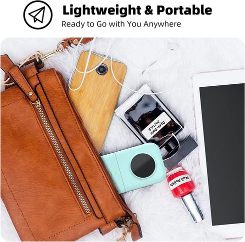 Phomemo D30 Label Maker Machine, Portable Bluetooth Mini Label Printer for Home Office with Multiple Templates