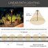 8 15575BK Kichler Outdoor Landscape Light Stake in Black, Durable Ground Mount Accessory for Pathway and Garden Lights