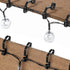 500 Marsui Pieces Christmas Light Clips Outdoor Gutter Hooks Plastic Seasonal Weatherproof Clips Holiday Fence Hooks