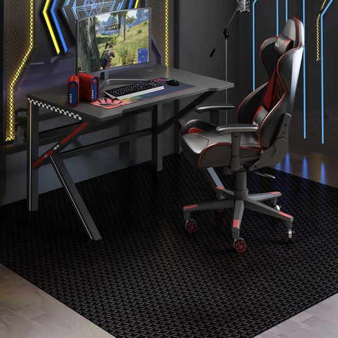 63" 51" SALLOUS Chair Mat for Hard Floor, x Office Chair Mat for Hardwood Floor, Multi-Purpose Hard Floor Protector