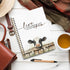 JRTW 5.5x8.3 Inch Live Like Someone Left the Gate Open Inspirational Cow Notebook Journal, Cow Lover Gifts
