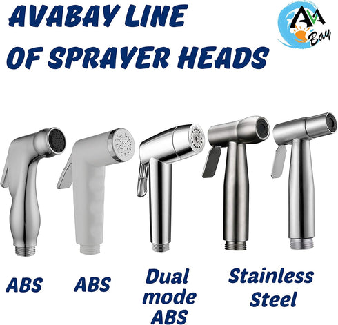 Chrome Finish Handheld Bidet Sprayer Head