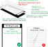 Magnetic Whiteboard for Fridge 3 Pcs 4.5"x10", Dry Erase Board for Refrigerator, Weekly Menu Board, Meal Planner