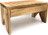 ZNCO Wooden Step Stool, Rustic Pine Wood Kitchen Bedside Stool, Ultra-Sturdy Construction for