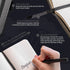 Dingbats* Wildlife A6 Blank Pocket Notebook, PU Leather Hardcover for Work and Travel Journal