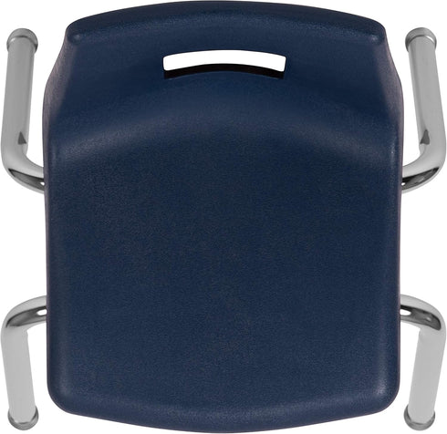 EMMA 12-inch + OLIVER Navy Student Stack School Chair