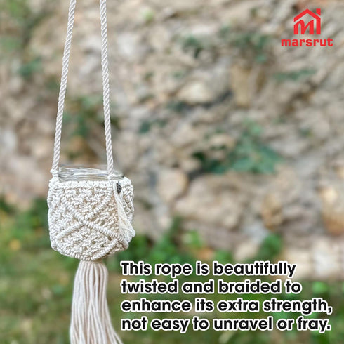 2pcs 32.8 (10m) 0.24 Inch (6mm) Silk Rope, Soft Strong Braided Twisted Japanese Cord Kit, Feet L, Dia, Thread Shiny