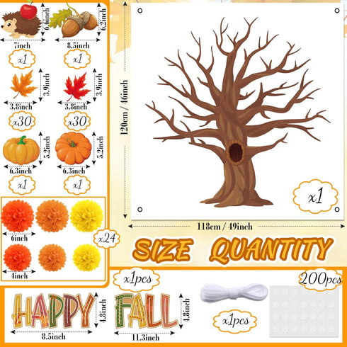 Buryeah 91 Pieces Spring 3D Big Bulletin Board Tree Decoration Set Spring 47'' x 46''Tree Background with Paper Pom Poms Leaf Flower Bulletin Board Cutouts for Classroom Party(Cute Style) by Buryeah
