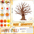Buryeah 91 Pieces Spring 3D Big Bulletin Board Tree Decoration Set Spring 47'' x 46''Tree Background with Paper Pom Poms Leaf Flower Bulletin Board Cutouts for Classroom Party(Cute Style) by Buryeah