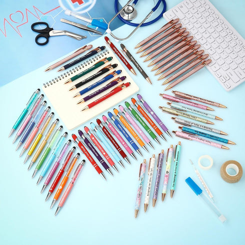 Nurse Gift Pens - Glitter Super Cute Saying Pen for Nursing Students, Staff, Friends, and Family