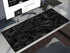 Rinaze Extra Large Gaming Mouse Pad with Black Topographic, XXL Mousepad, Big Mouse Mat Desk Pad, Non Slip Keyboard Pad