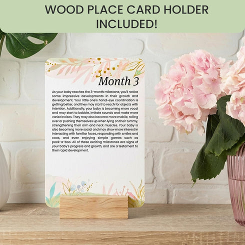 Lumont Pregnancy Must Haves Baby Milestone & Prayer Cards, Trimester Essentials for Postpartum Recovery & Newborn