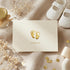 50-Pack 4x6 Inch 300gsm Crisky Embossed Footprint Baby Shower Thank You Cards - Heavy Cardstock with Gold Foil