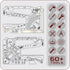MRF Card Multitools 3.0-60+ Universal Tools Credit Card Multitool with Knife - Titanium Wallet Multi Tool with Ruler