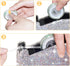 Bling Crystal Luxury Handmade Diamond Stapler & Desktop Tape Dispenser, Office Stationery Kit for Women