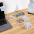 Sticky Note Holder, 2in1 Clear Acrylic Memo Holder for Desk Organization, Post Pop Note Dispenser for 3x3 Note Pad