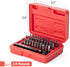 Set, 34 1/4-Inch Set, 90 Bates Choice Mini Ratchet pcs, Drive, Cr-V Steel, Security Bit Right Angle Screwdriver, Degree