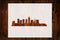 City of Cleveland Skyline Custom Stencil, Reusable & Sturdy 11" x 8.5" for Art, Crafts & DIY Projects