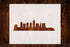 City of Cleveland Skyline Custom Stencil, Reusable & Sturdy 11" x 8.5" for Art, Crafts & DIY Projects