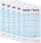 Stock Your Home Blue Guest Check Books for Servers (5 Pack) Server