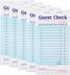 Stock Your Home Blue Guest Check Books for Servers (5 Pack) Server