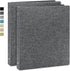 Vienrose 2 Pack 1 Inch Round Ring Binder with Linen Cover, Durable Binder Holds 8.5" x 11" Paper for School & Office