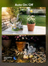 Brightown Solar-Elephant-Garden-Decor-Statue with Succulent & Watering LED Lights, Waterproof Outdoor Decor for Patio