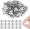 Neyauo 100 Pcs Mini Hinges 10x8mm Small Hinges for Crafts with 400 Screws