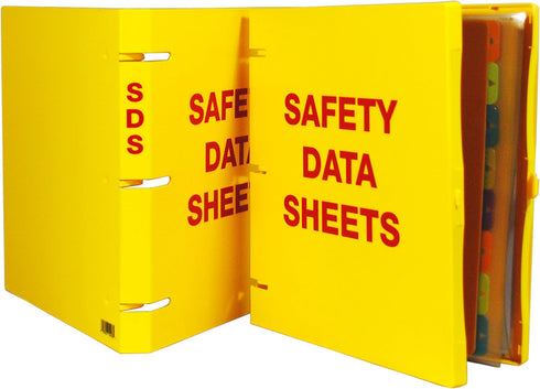UniKeep Safety Data Sheets (SDS) Binder - 1.0 Ring Capacity, (3 Poly Rings) by UniKeep